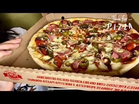 🍕ASMR Comiendo PIZZA!! | Eating Pizza | Mukbang | Eating Sounds | Relaxing Video
