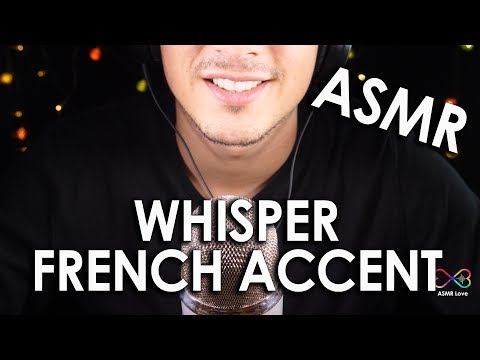 ASMR 😍 WHISPERING FRENCH ACCENT counting to 100 - Blue Yeti 4k