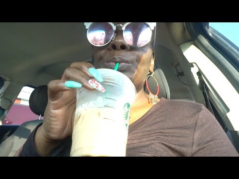 Chewing Gum ASMR Ramble | Starbucks Ice Coffee