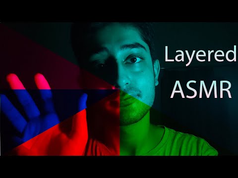 ASMR (Hindi) Layered Sounds x Colorful Visuals - Trippy Triggers Experiment