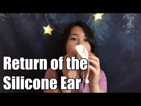 [ASMR] LITERAL Ear Eating | Eating a Silicone Ear | Tongue Fluttering & Mouth Sounds