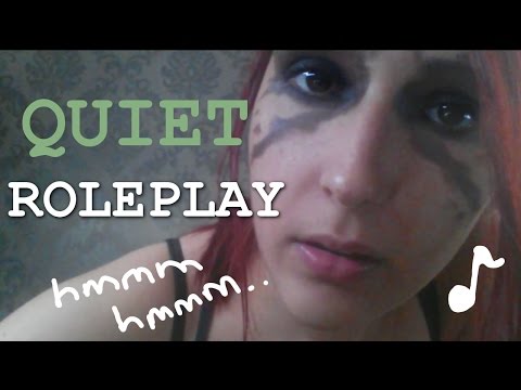 ASMR - QUIET ROLEPLAY ~ Humming, Ear Eating, Face Stroking & Rain Sounds ~