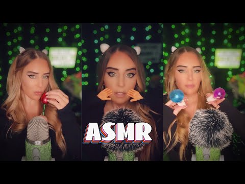ASMR ✨ Relaxing live replay | Clicky whispers, mouth sounds, tapping, scratching & more for TINGLES