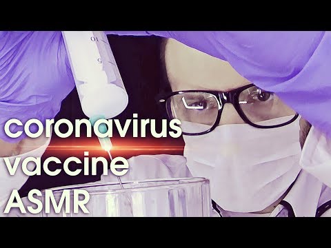 I'm giving you a coronavirus vaccine ASMR