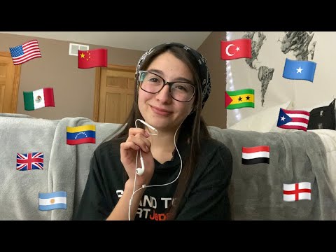 ASMR Saying “Hello” In 20 Different Languages