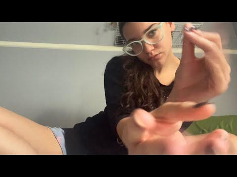 Asmr~ Spit Painting, Fabric scratching, Hand sounds, Animal noises, Lens Licking, Smoking 💨