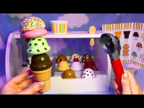 ASMR Wooden Ice Cream Shop Roleplay (Whispered)