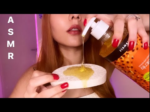 ASMR- SONS DE BANHO RELAXANTE 🧼 (creme, espuma, esponja etc)