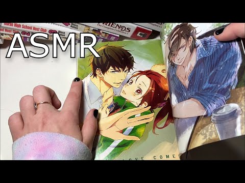 ASMR Manga Book Browsing *tapping, tracing, no talking*
