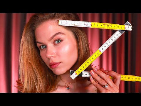 [ASMR] Personal Attention Experiment. (Face Measure, Face Massage, Gloves..)