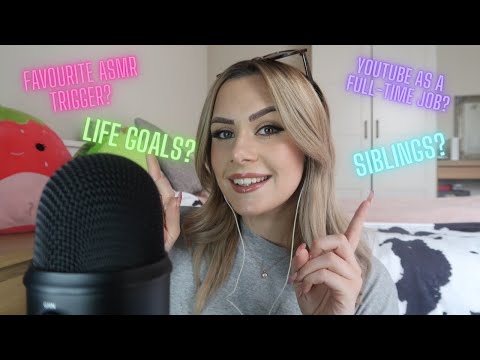 ASMR Answering My Subscribers Questions (Rambly)