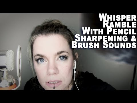 Whisper Rambling about Mental Health and Pencil Sharpening Sounds