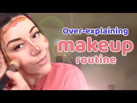ASMR | Over-Explaining my Makeup Routine to make you sleep ✨