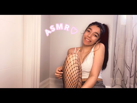 ASMR | SKIRT AND PANTYHOSE SCRATCHING WITH LONG NAILS PART 2 *tingles for your ears* RELAXATION💛☁️