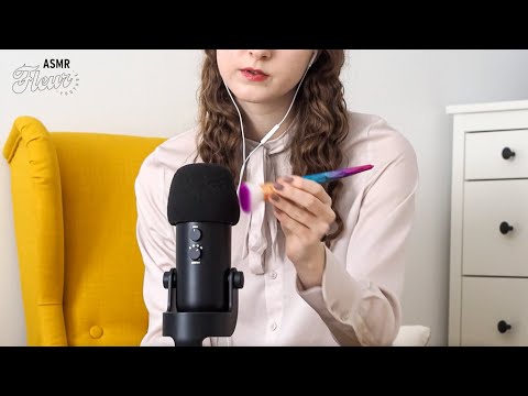 ASMR MIC Brushing | Relaxing Microphone Brushing GENTLE & SLEEPY (no talking)