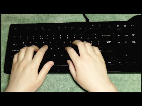 133. Typing (Mechanical Keyboard Cherry MX Blue Switches) - SOUNDsculptures - ASMR