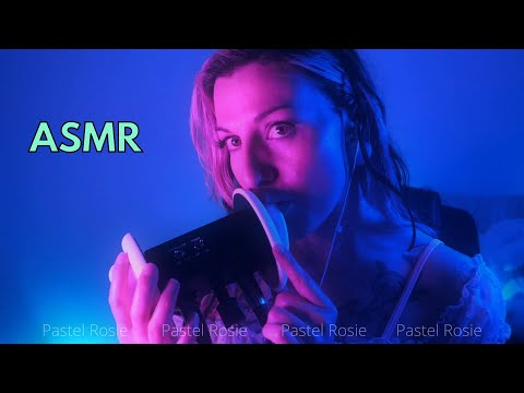 ASMR 👄 Sensitive Ear Lipping Kissing and Nibbling Tingles 💤 PASTEL ROSIE