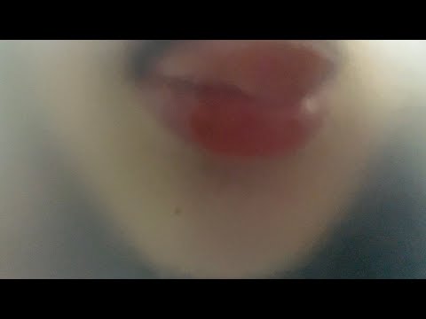 ASMR  lens licking & kisses