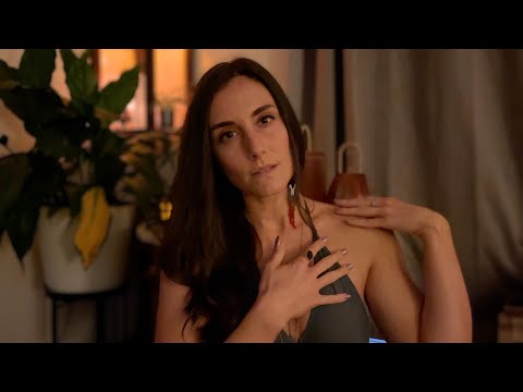 ASMR Body Triggers | Collarbone Tapping, Skin + Fabric Scratching, Hand Sounds & MORE ✨(w/ Reiki)