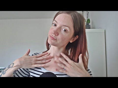 ASMR pure hand sounds, skin tapping, fabric scatching and personal attention - relaxing for sleep