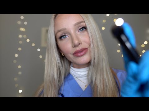 ASMR Doctor Check Up (soft speaking, whispers, personal attention, hand writing...) // GwenGwiz