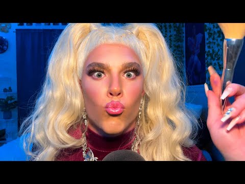 ASMR passive aggressive sorority sister does your makeup for semi-formal (drag role-play)