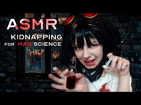 ASMR Mad scientist kidnaps you to draw your blood and extract tingles (dark / horror role play)