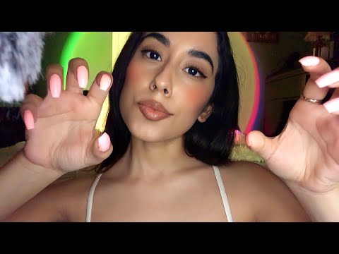 ASMR Shh Go To Sleep Fast 💨 (Face Touching, Hand Movement,Tongue Clicking, Mouth Sounds)