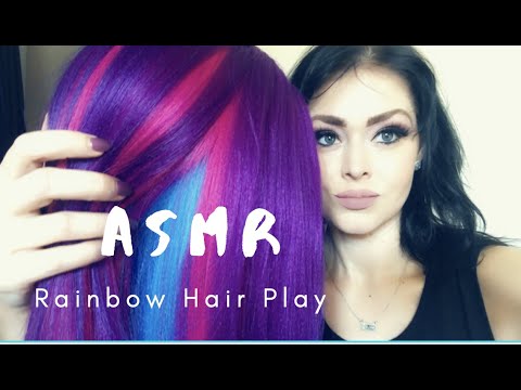 Gentle Rainbow Hair Brushing and Whispers ASMR