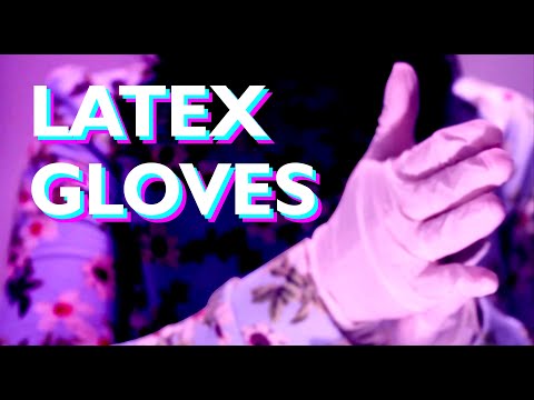 ASMR LATEX GLOVES SOUNDS AND HAND MOVEMENTS - NO TALKING - GLOVES SCRATCHING, RUBBER GLOVE
