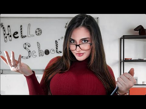 ASMR| Flirty Fun Teacher Role Play !Welcome to High School English! 💋 It's Attendance Time 💋