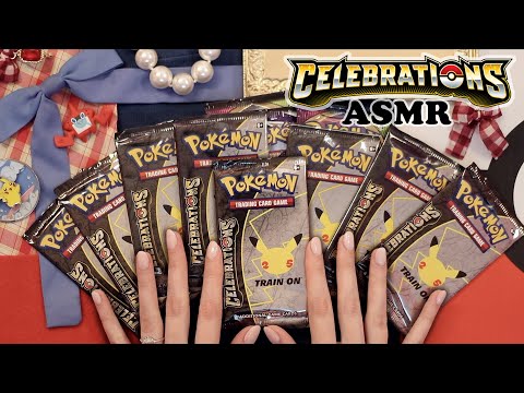NEW Celebrations Pokemon Booster Pack Opening ASMR (whisper)