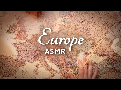 ASMR Exploring our brand new Europe Map