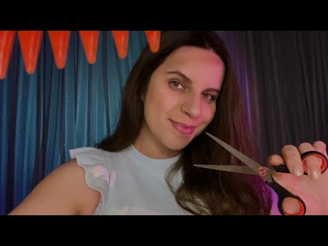 ASMR Roleplay CORTANDO O SEU CABELO | relaxe aqui 💇‍♀️