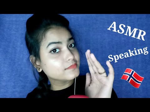 ASMR Speaking Norwegian Language