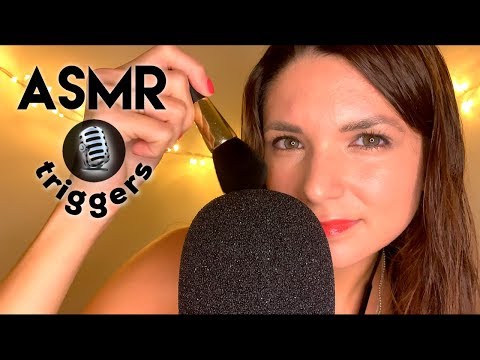ASMR ❥ Mic Triggers (Brushing, Scratching, Tapping...) + Countdown