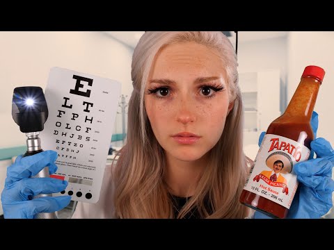ASMR Cranial Nerve Exam But Everything is Wrong!? | Doctor Check-Up Roleplay