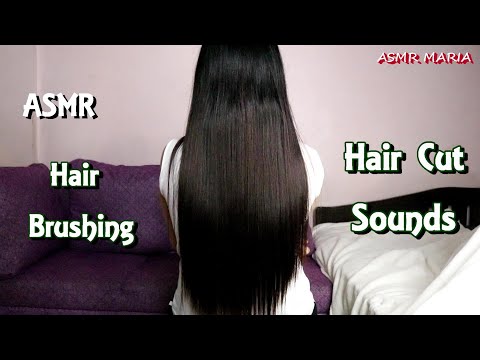 ASMR Hair Cut and Hair Brushing Sounds
