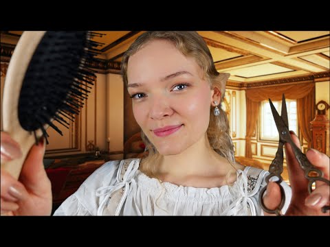 Feyre, let's get you ready for the Ball 🧝‍♀ ACOTAR ASMR Roleplay (hair play, brushing, cutting)