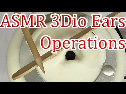 3Dio Free Space PRO ASMR Ears Pure Binaural Operation Sound (No whispers).