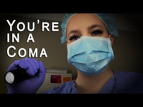 Medical ASMR - You're In a Coma (Light Exam, Wound Care, Scrub Brush)