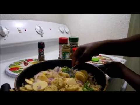 How To Cook Pan Home Fries Potatoes 👅 🤗