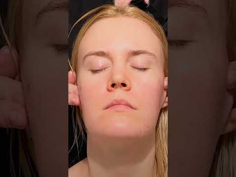 ASMR face massage to melt your tension  #unintentionalasmr #asmrunintentional #asmrfacemassage