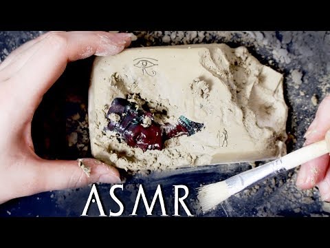 ASMR 🏺 ⚒  Archéologie Egypte - Excavation - Water - Scratching - Triggers