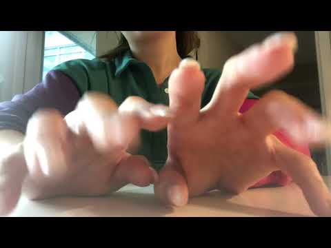 ASMR| LOFI Slow Hand Movements and Visual Triggers (Nail Tapping)
