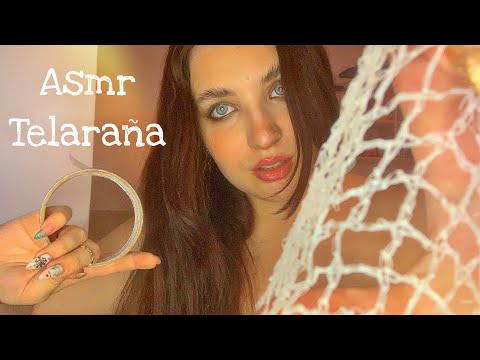 ASMR VISUAL EXTREMO 🎀 telarañas, cinta, brocha 😍