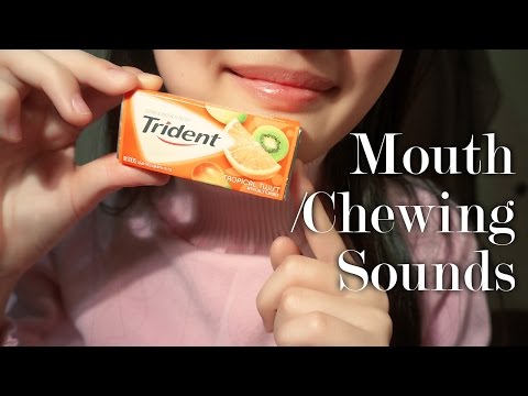 ASMR | Chewing Gums, Mouth Sounds, Eating Sounds | 600" Tingles #8