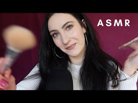 ASMR Doing Your Makeup (Whisper Ramble)