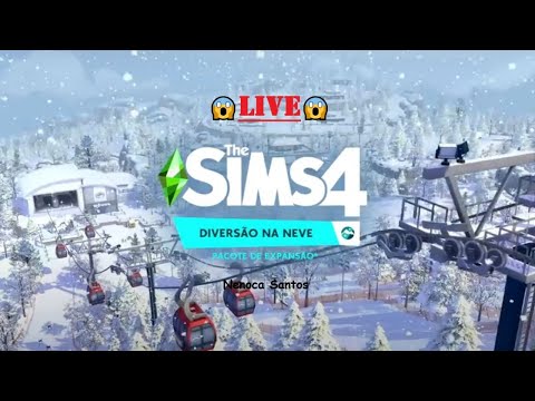 🔴 LIVE  | Tudo sobre a NOVA EXPANSÃO: "The Sims 4 Diversão na Neve"🔴