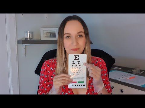 ASMR Cranial Nerve Examination 👩‍⚕️📝 (role play, realistic, intentionally unintentional)